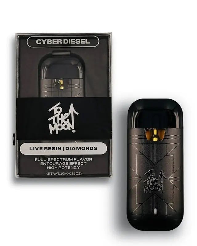 To The Moon - To The Moon | Cyber Diesel | Live Resin Disposable | 1g - 1