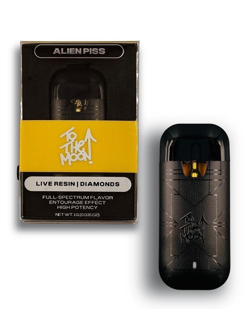 To The Moon - To The Moon | Alien Piss | Live Resin Disposable | 1g - 1