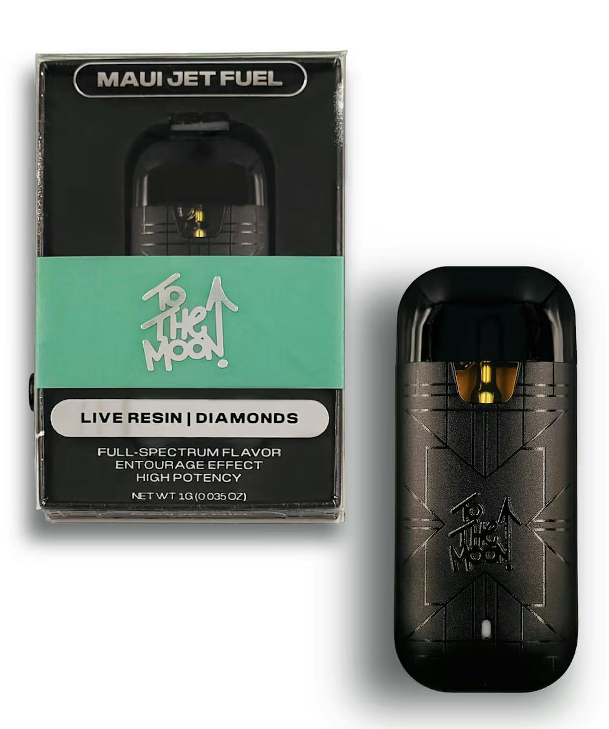 To The Moon - To The Moon | Maui Jet Fuel | Live Resin Disposable | 1g - 1