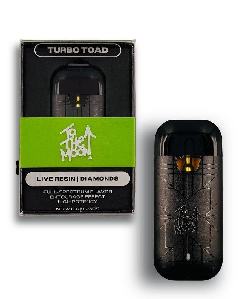 To The Moon - To The Moon | Turbo Toad | Live Resin Disposable | 1g - 1