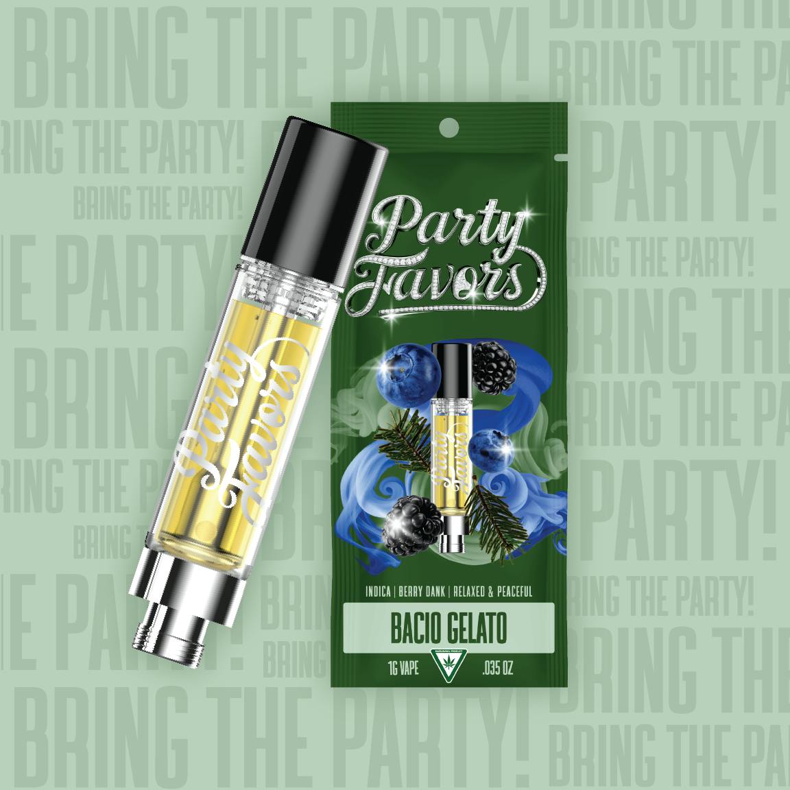 Party Favors - Party Favors | Bacio Gelato | Cartridge | 1g - 1