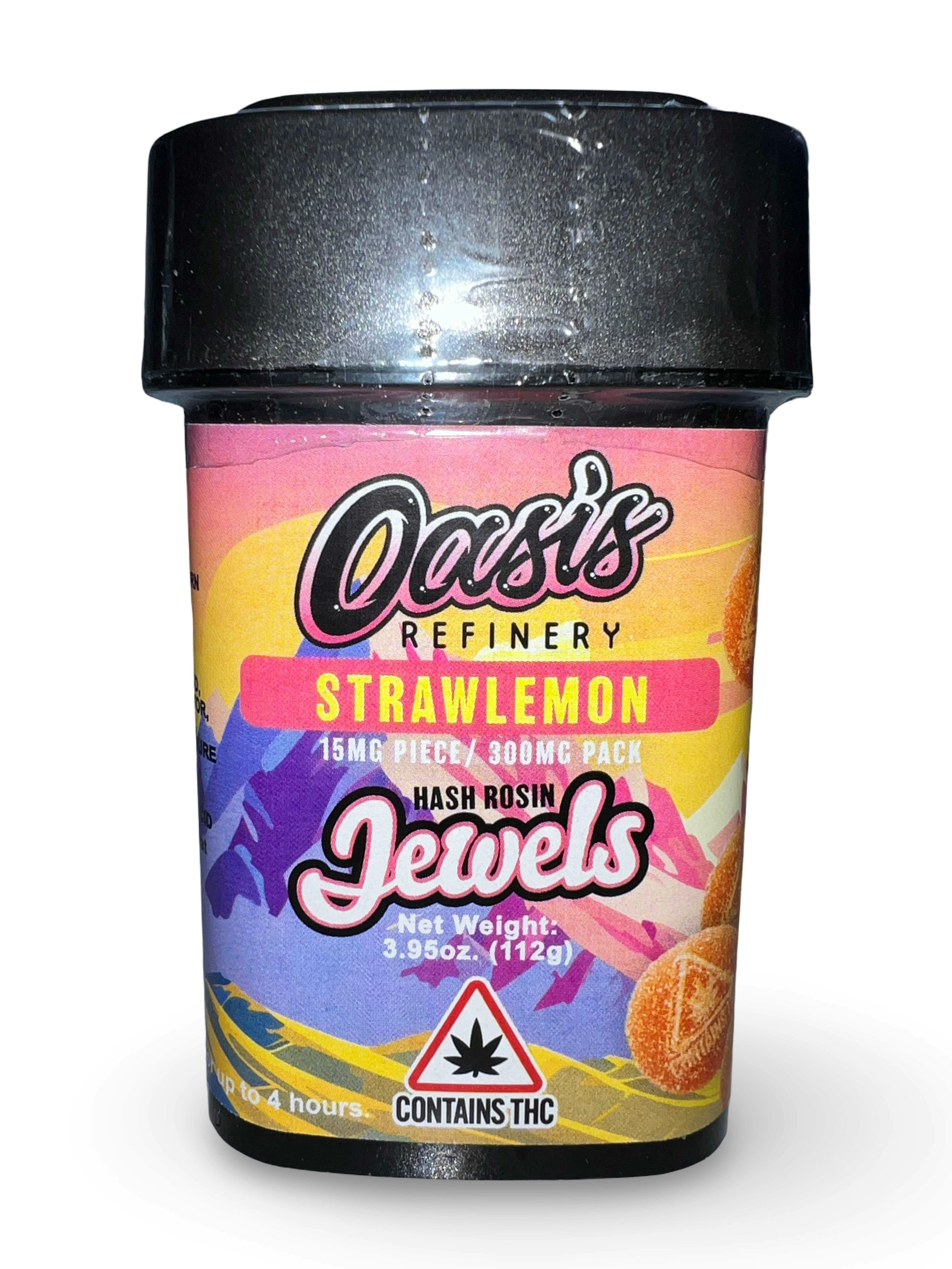 Indico - Strawlemon 300mg Hash Rosin Jewels - Oasis Refinery - 1