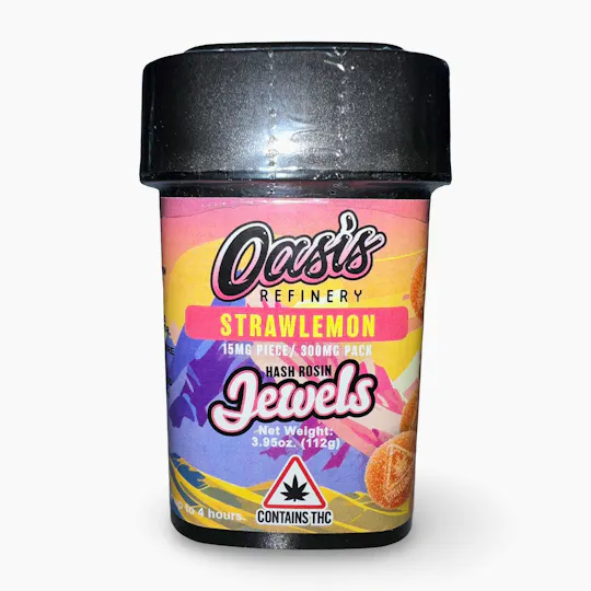 Indico - Strawlemon 300mg Hash Rosin Jewels - Oasis Refinery - 1