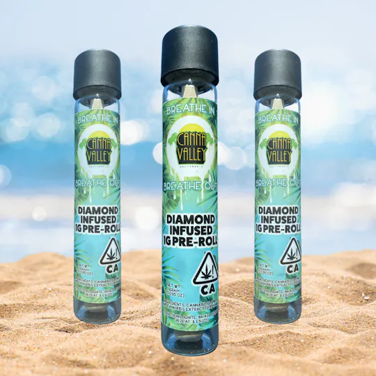 Canna Valley - Ztopia x Black Amber - 1g Diamond Infused PreRoll - 1