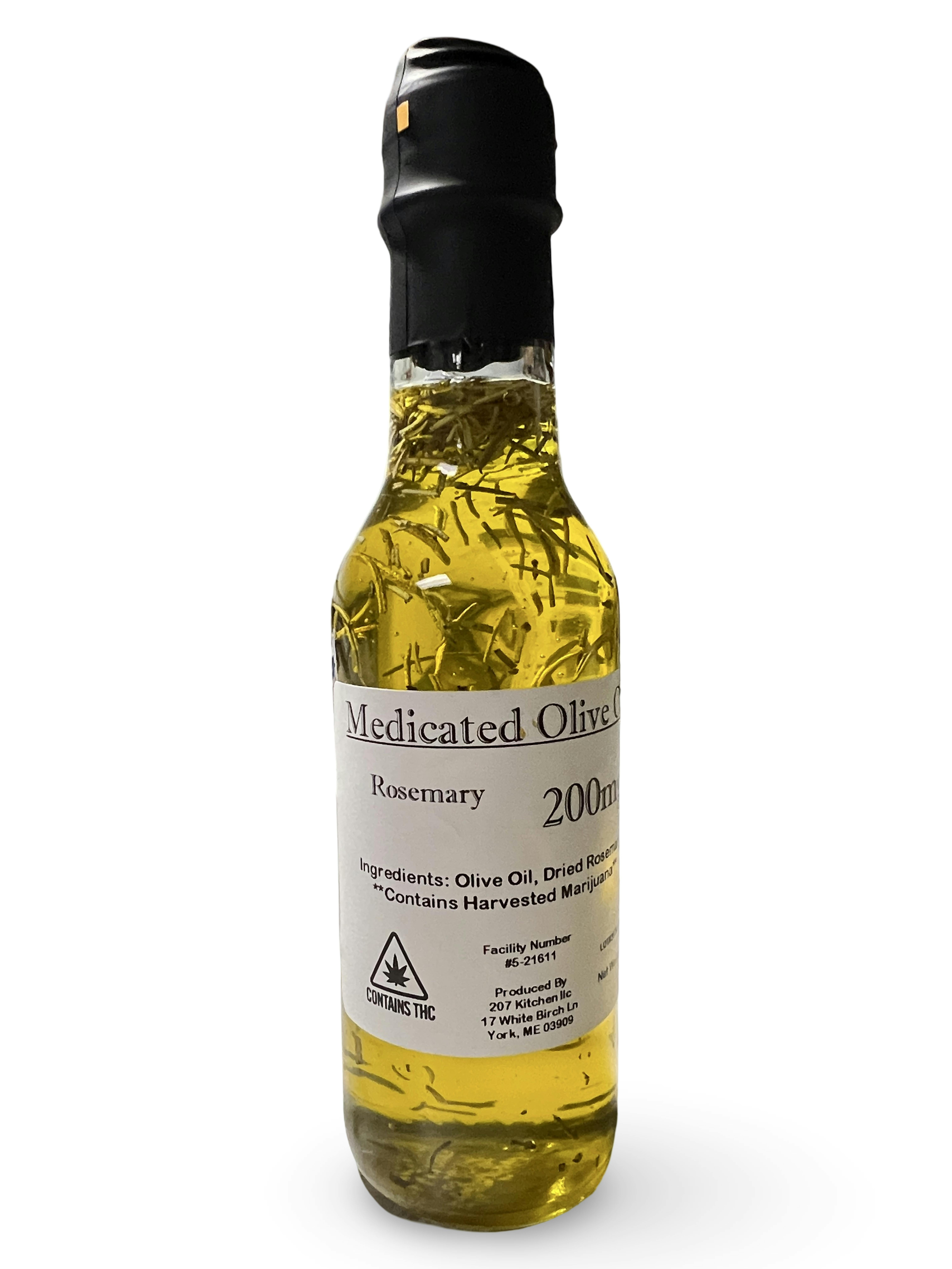 Indico - 200mg Medicated Rosemary Olive Oil - 207 Kitchen - 1