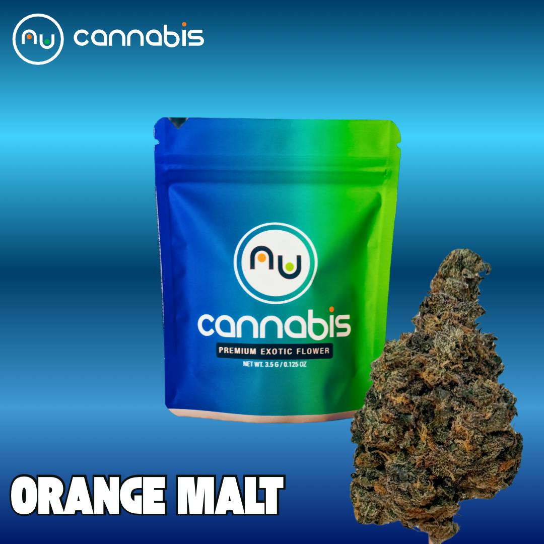 Nu Cannabis Brand - NuCannabis - Orange Malt 7g - PREMIUM INDOOR FLOWER - 1