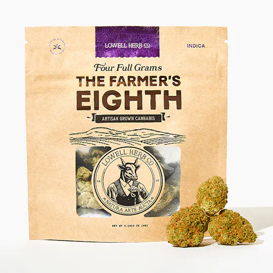 Lowell Farms - LOWELL FARMER'S EIGHTH 4g Purple Kush, Indica - 1