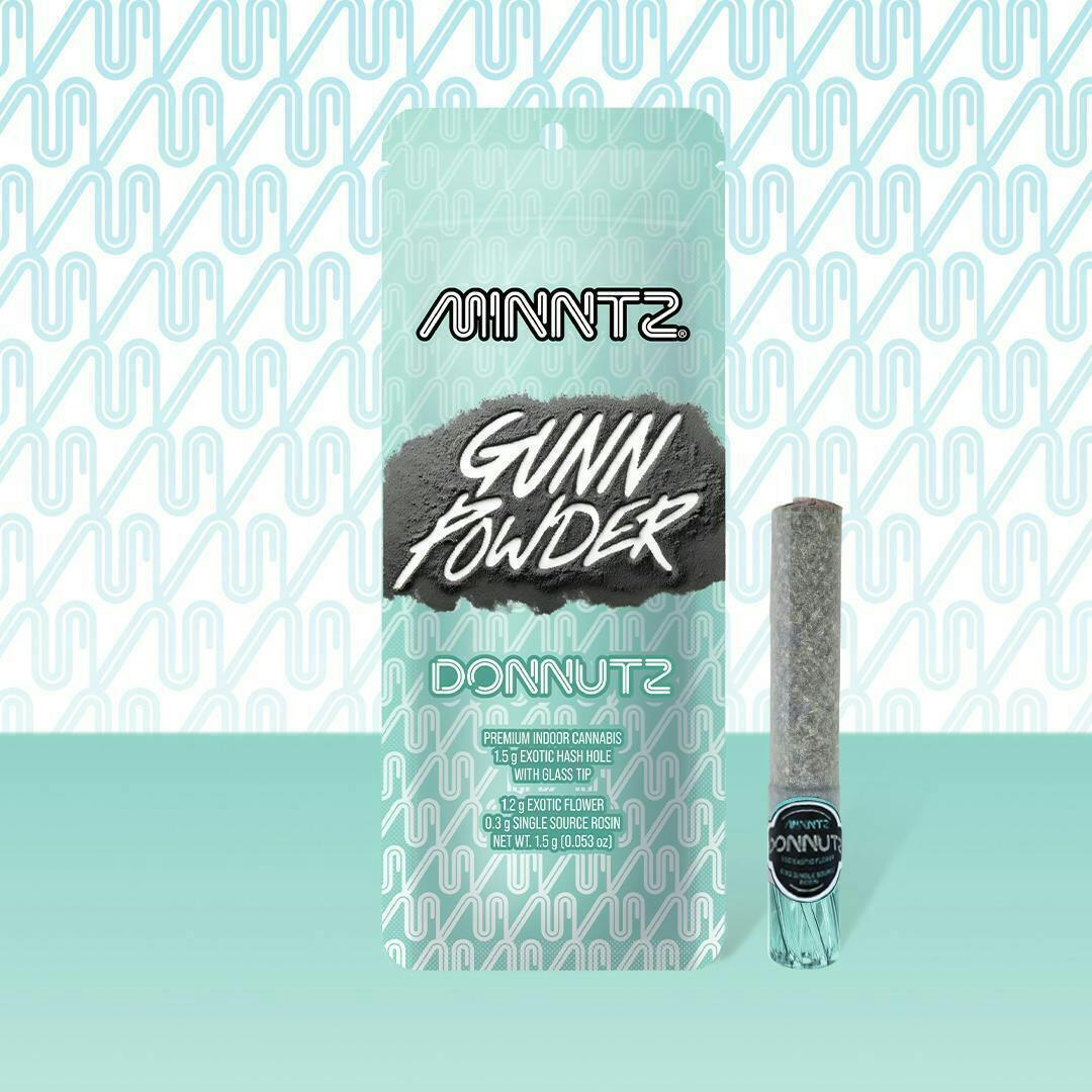 MINNTZ - Gunn Powder | Donnutz Infused Joint | 1.5g - 1