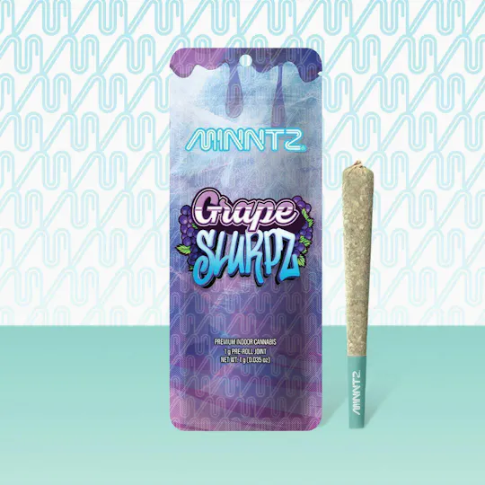 MINNTZ - Grape Slurpz | Joint | 1g - 1