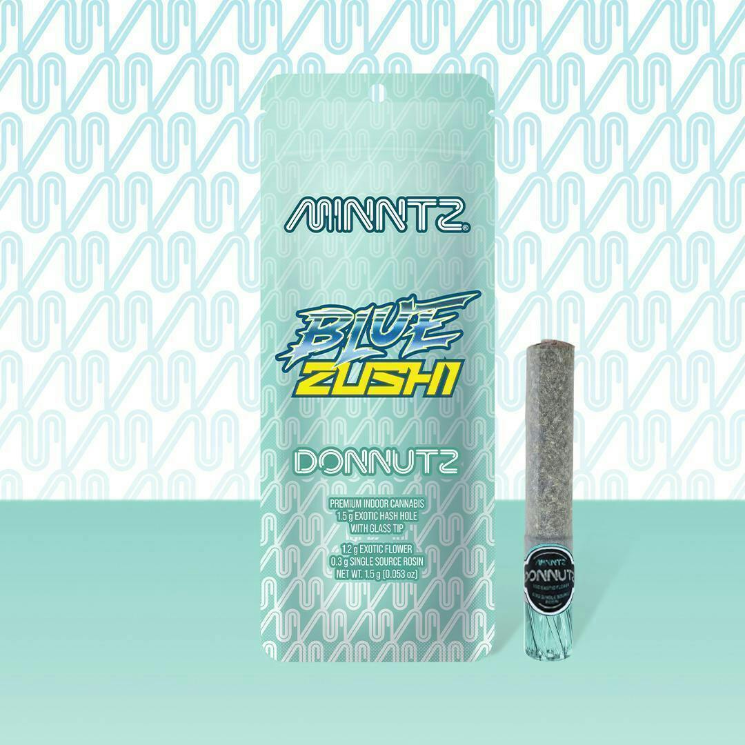 MINNTZ - Blue Zushi | Donnutz Infused Joint | 1.5g - 1