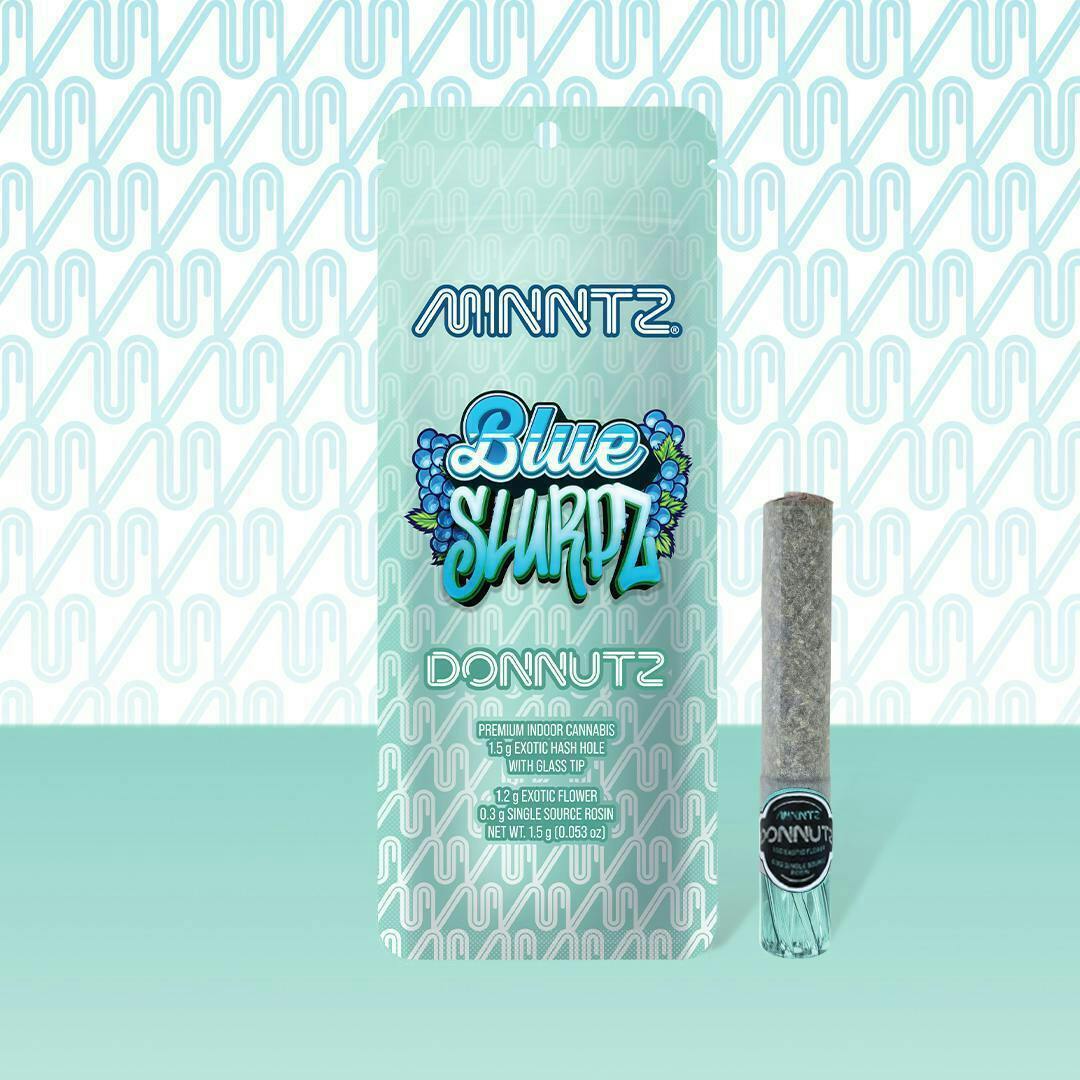 MINNTZ - Blue Slurpz | Donnutz Infused Joint | 1.5g - 1
