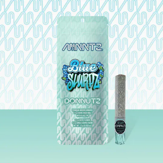 MINNTZ - Blue Slurpz | Donnutz Infused Joint | 1.5g - 1