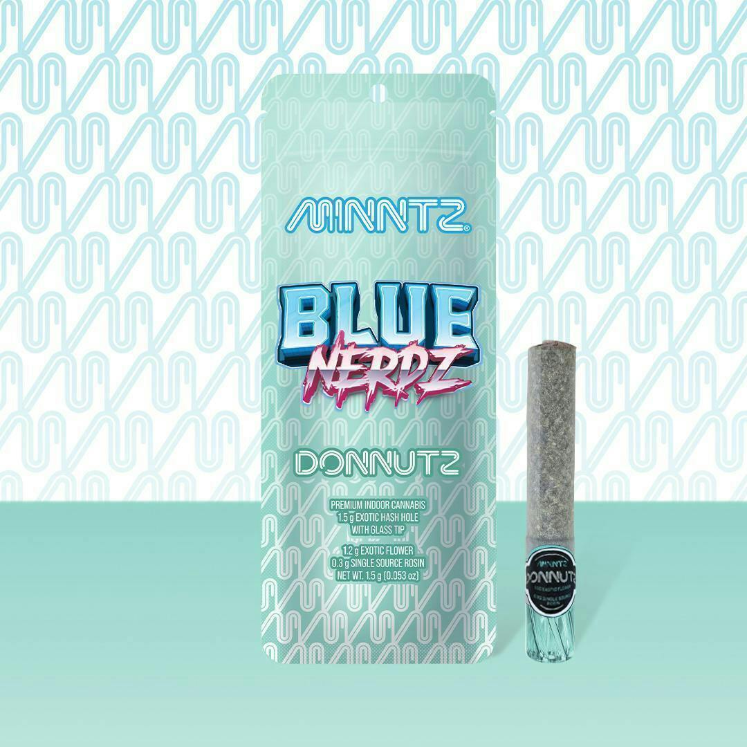 MINNTZ - Blue Nerdz | Donnutz Infused Joint | 1.5g - 1