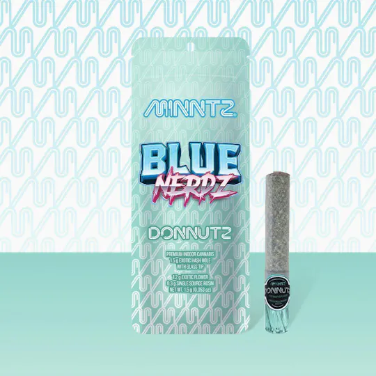 MINNTZ - Blue Nerdz | Donnutz Infused Joint | 1.5g - 1