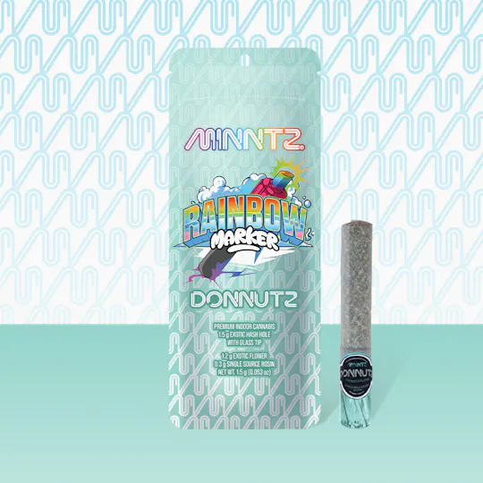 MINNTZ - MINNTZ | Rainbow Marker | Donnutz Infused Joint | 1.5g - 1