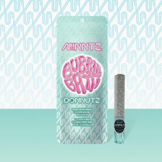 MINNTZ - Bubble Bath | Donnutz Infused Joint | 1.5g - 1