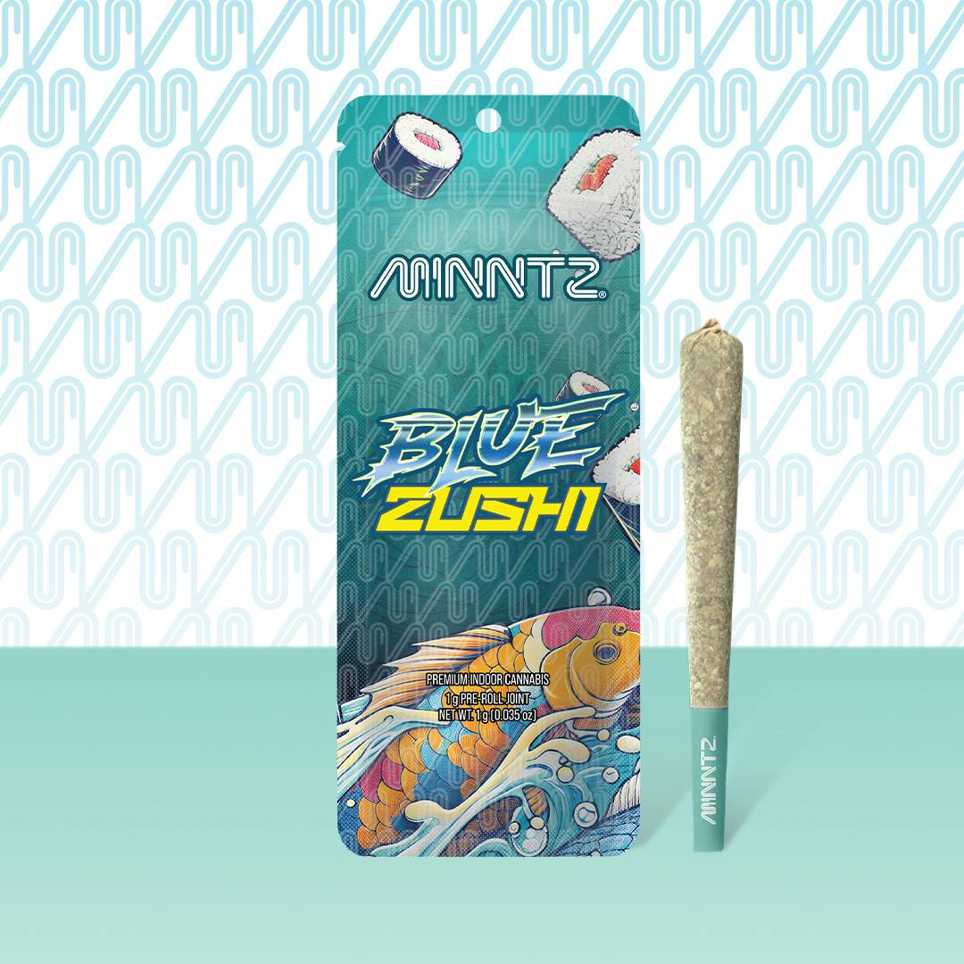 MINNTZ - MINNTZ | Blue Zushi | Joint | 1g - 1