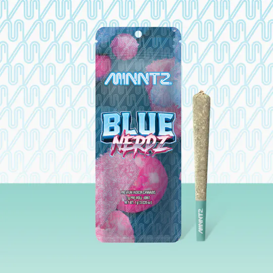 MINNTZ - MINNTZ | Blue Nerdz | Joint | 1g - 1