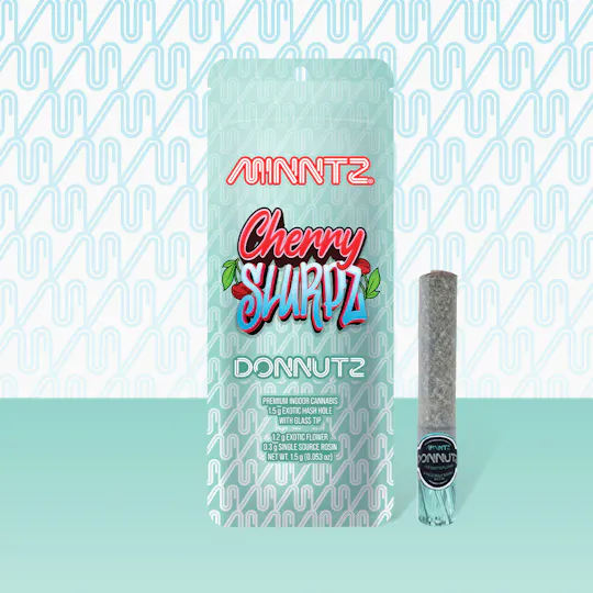 MINNTZ - MINNTZ | Cherry Slurpz | Donnutz Infused Joint | 1.5g - 1