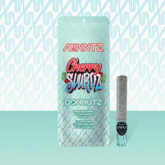 MINNTZ - Cherry Slurpz | Donnutz Infused Joint | 1.5g - 1