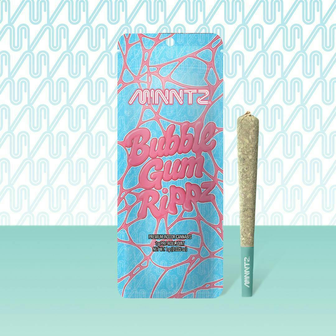 MINNTZ - Bubble Gum Rippz | Joint | 1g - 1
