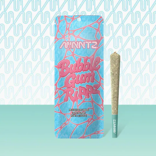 MINNTZ - Bubble Gum Rippz | Joint | 1g - 1