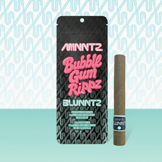 MINNTZ - Bubble Gum Rippz | Infused Blunntz | 2g - 1