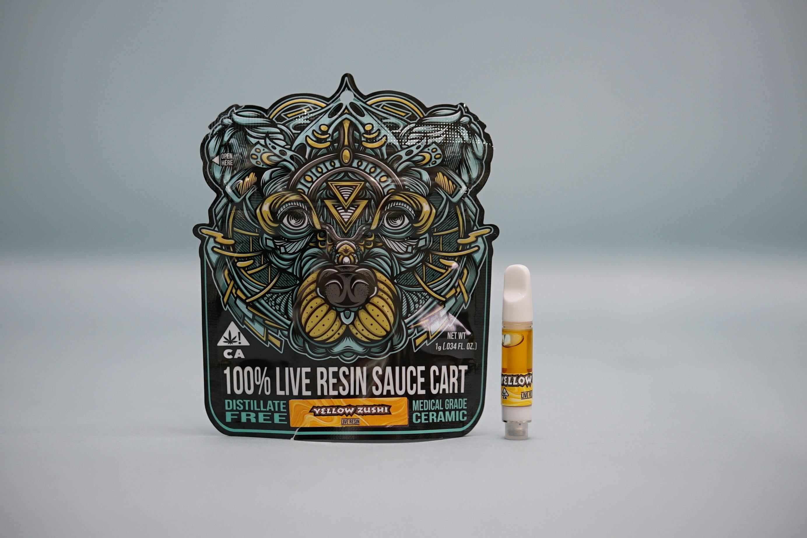 Bear Labs - BEAR Labs - Yellow Zushi - 510 Threaded - Cartridge - 1