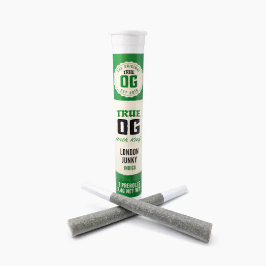 TRUE OG - True OG | London Junkie | Infused Joints | 1.2g each | 2pk - 1