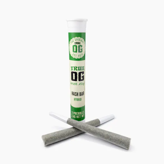 TRUE OG - True OG | Hash Bar | Infused Joints | 1.2g each | 2pk - 1
