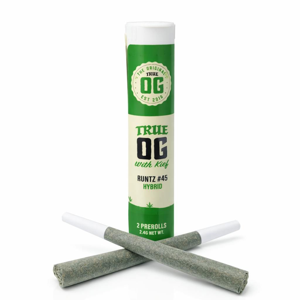 TRUE OG - True OG | Runtz 45 | Infused Joints | 1.2g each | 2pk - 1
