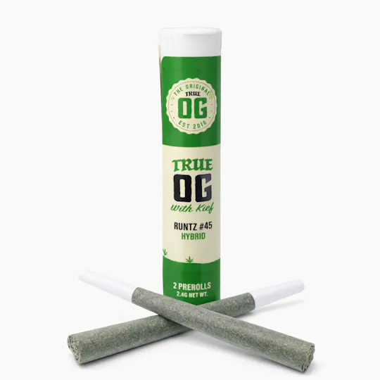 TRUE OG - True OG | Runtz 45 | Infused Joints | 1.2g each | 2pk - 1