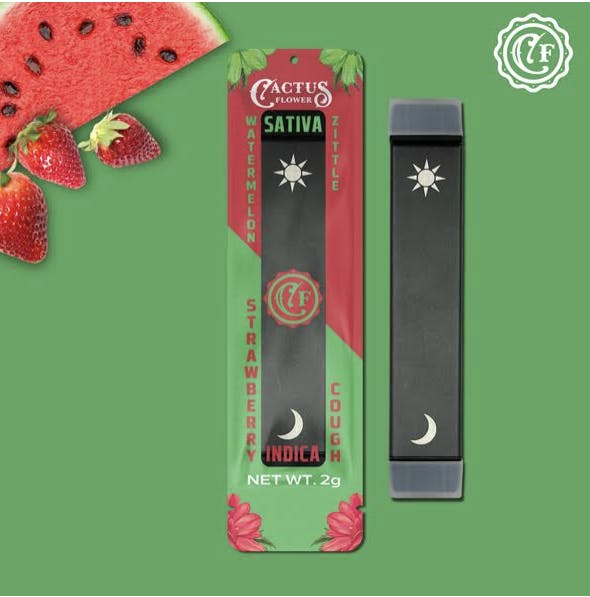 Cactus Flower - Cactus Flower | Watermelon Zittles/Strawberry Cough | Disposable | 2g - 1
