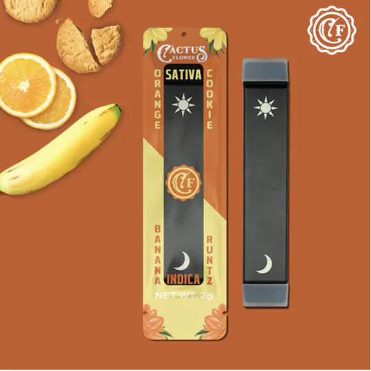 Cactus Flower - Cactus Flower | Orange Cookie/Banana Runtz | Disposable | 2g - 1