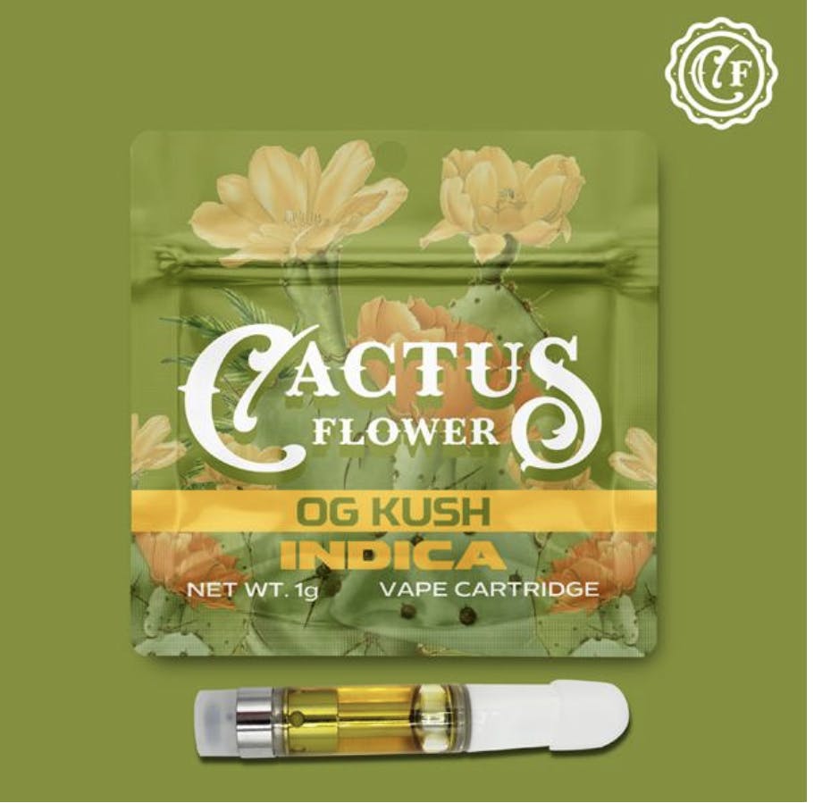 Cactus Flower - Cactus Flower | OG Kush | Cartridge | 1g - 1