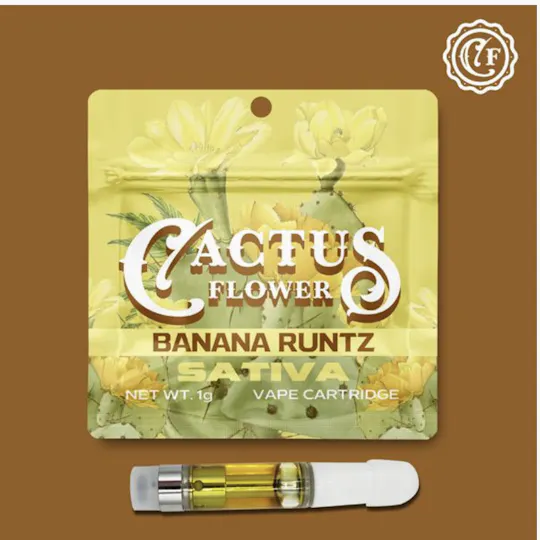 Cactus Flower - Cactus Flower | Banana Runtz | Cartridge | 1g - 1