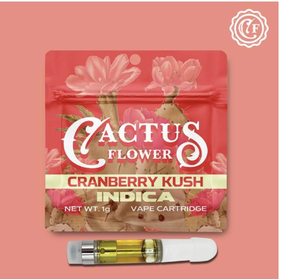 Cactus Flower - Cactus Flower | Cranberry Kush Gummies | 10ct | 100mg/each | 1000mg - 1