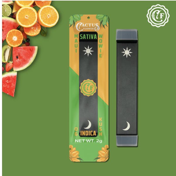 Cactus Flower - Cactus Flower | Maui Wowie/OG Kush | Disposable | 2g - 1