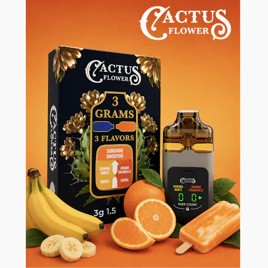 Cactus Flower - Cactus Flower | Sunshine Smoothie | Disposable | 3g - 1
