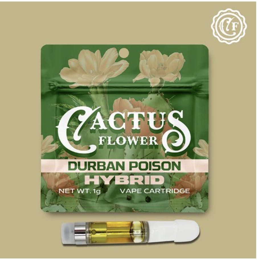 Cactus Flower - Cactus Flower | Durban Poison | Cartridge | 1g - 1