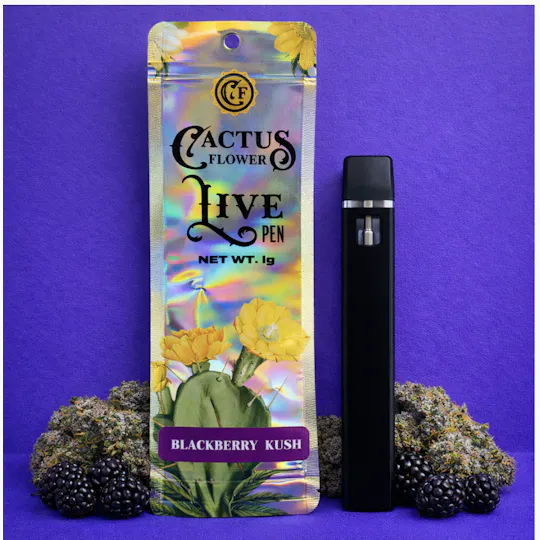 Cactus Flower - Cactus Flower | Blackberry Kush | Diposable | 1g - 1