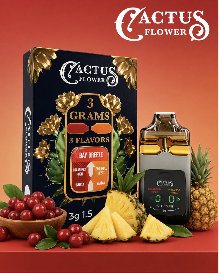 Cactus Flower - Cactus Flower | Bay Breeze | Disposable | 3g - 1