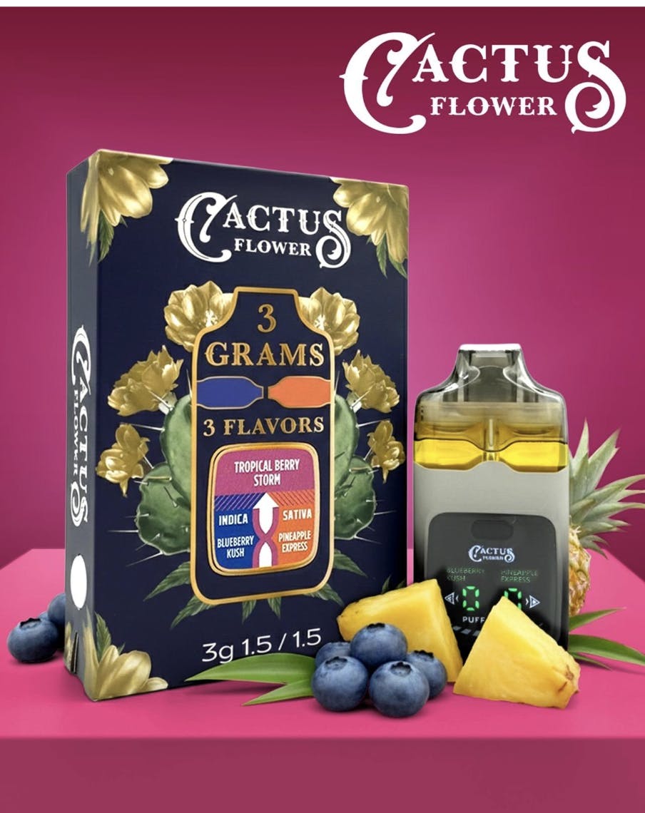 Cactus Flower - Cactus Flower | Tropical Berry Storm | Disposable | 3g - 1