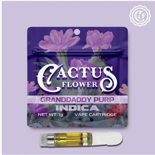 Cactus Flower - Cactus Flower | Grandaddy Purple | Cartridge | 1g - 1