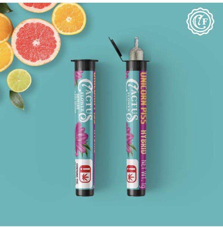 Cactus Flower - Cactus Flower | Unicorn Piss | Infused Joint | 1g - 1