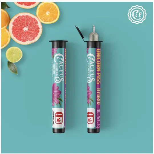 Cactus Flower - Cactus Flower | Unicorn Piss | Infused Joint | 1g - 1