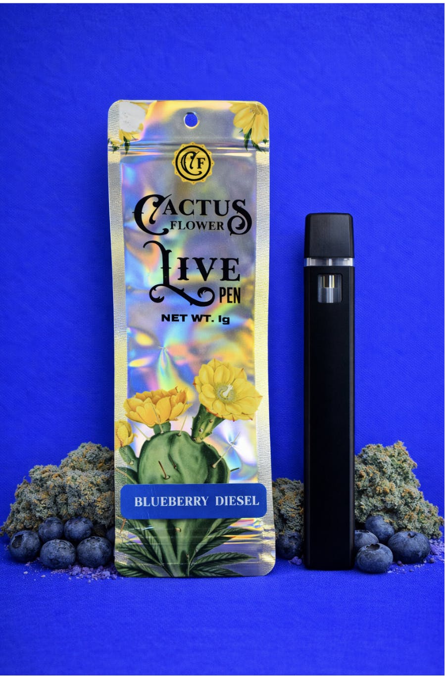 Cactus Flower - Cactus Flower | Blueberry Diesel | Disposable | 1g - 1