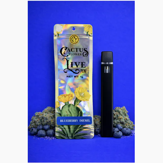 Cactus Flower - Cactus Flower | Blueberry Diesel | Disposable | 1g - 1