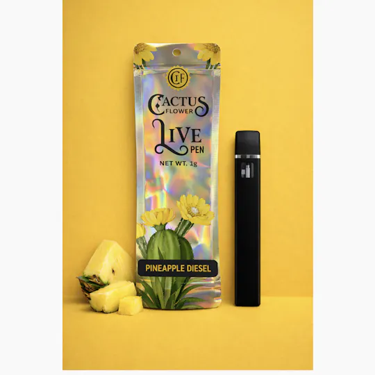 Cactus Flower - Cactus Flower | Pineapple Diesel | Live Rosin Diposable | 1g - 1