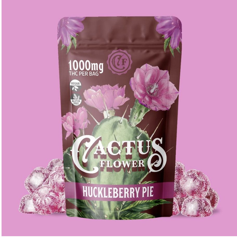Cactus Flower - Cactus Flower | Huckberry Pie Gummies | 100mg/each | 10ct | 1000mg - 1